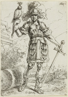 KG 2019 002
<br/>
Sint Bavo met valk
<br/>
<em>Cooghen, Leendert van der (1632 - 1681)</em>